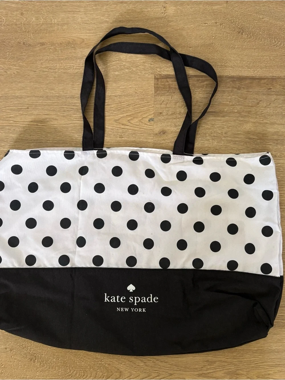 kate spade Black and White Polka Tote